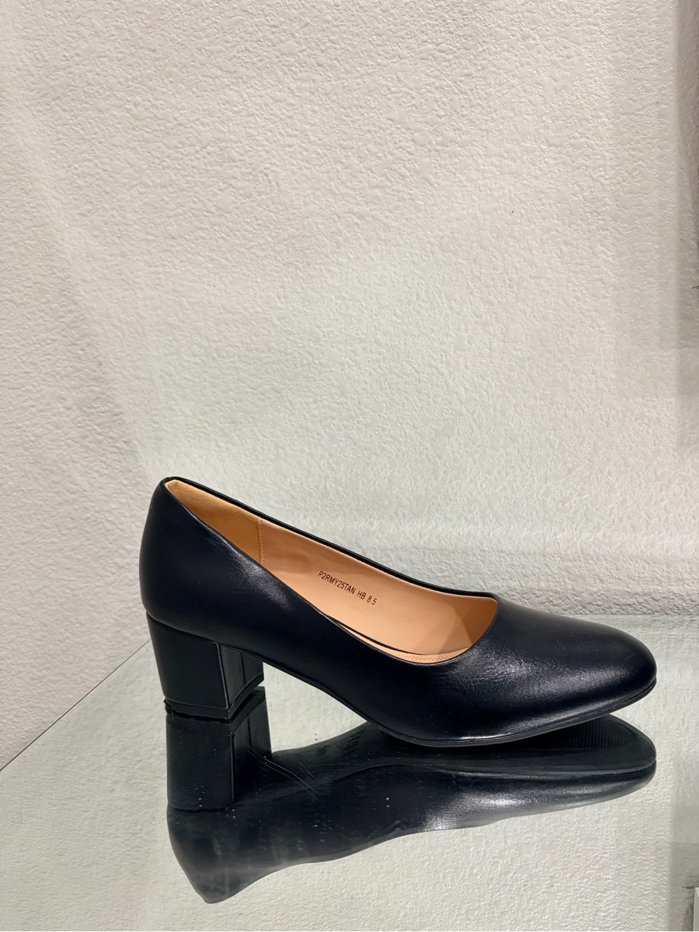 Classic Black Block Heel Pumps - Women's Dress Shoes
